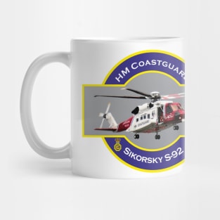 HM Coastguard search and rescue Helicopter, Mug